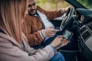 Passenger distracting driver