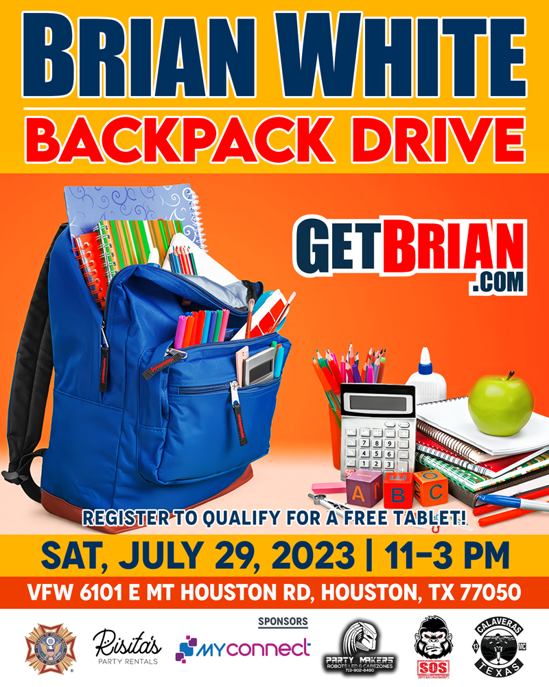 Houston Community Event: 2023-2024 Back-Pack to School Project