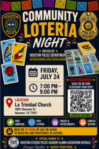 Houston Police Community Lotería Night